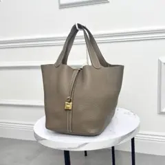 エルメス ピコタンロック PM 18 トリヨン ビスキュイ ブラウン B刻印 