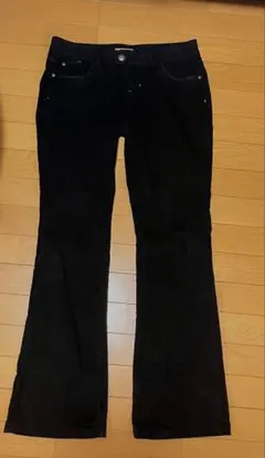 bootcut pants y2k opium flarepants black