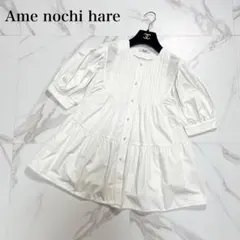 新品】Rene ルネ パフスリーブ チュニック34 白 ふんわり袖 手洗い可