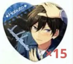 氷鷹北斗　宝石心晴 中国 ハート 缶バッジ　あんスタ