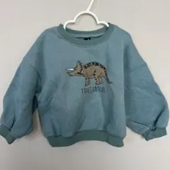 トリケラトプス イラスト トレーナー 100cm~