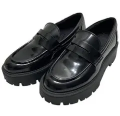 【美品】ZARA ローファー トラックソール 厚底 定番