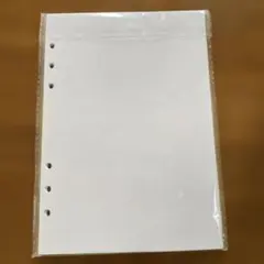 A5手帳用 6穴リフィル 40枚 はがせる剥離紙シート システム手帳 シール帳