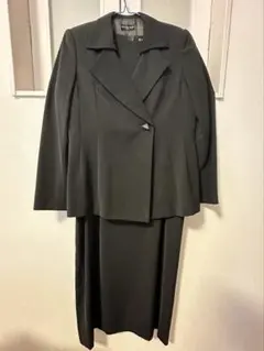 礼服　黒　13号　ジャケットとワンピースのセット