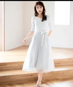 ミッシュマッシュシアーレースドッキングワンピース