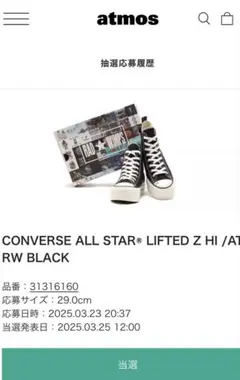 RAD WIMPS CONVERSE ALL STAR 29.0cm