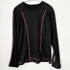 OUTDOOR アウトドア　ジャージ　トップス　長袖　黒　ブラック　スポーツ Lのサムネイル