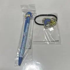 サンリオキャラクターズ　タキシードサム　ヘアゴム　ボールペンセット