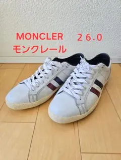 MONCLER スニーカー 26.0cm ホワイト イタリア製のサムネイル