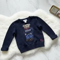 POLO ラルフローレン　ベア　セーター　18M 85