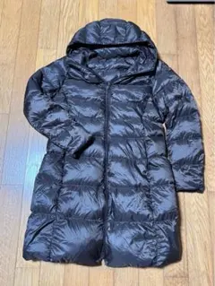 ユニクロUNIQLOウルトラライトダウン XL ブラウン ダウンコート ロング