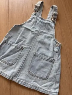 Zara kids ザラ　キッズ　デニム オーバーオールスカート　98