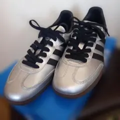 新品未使用　メンズadidas Samba OGW シルバー/ブラック