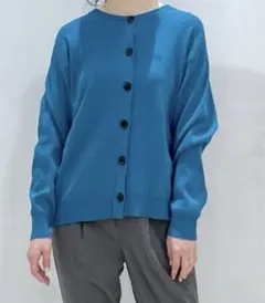 きなこ様★専用　グローバルワーク　新品　メルティークルーネックカーディガン　M