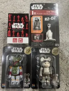 【新品未開封】STAR WARS ベアブリック&フィギュアチャーム