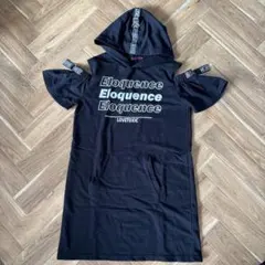 lovetoxic フード付き黒ワンピース