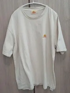 KELTY ベージュ Tシャツ ロゴプリント　Lサイズ