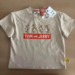 トムとジェリー　TOM and JERRY Tシャツ 80cm ベージュのサムネイル