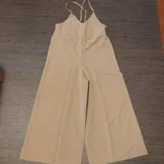 GLOBAL WORK サロペット ベージュ M