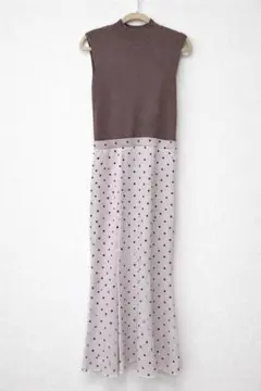 SNIDEL ノースリニットドッキングワンピース 美品 SWNO224100