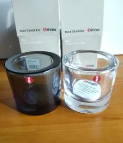 【未使用】iittala kivi キャンドルホルダー 2個セット