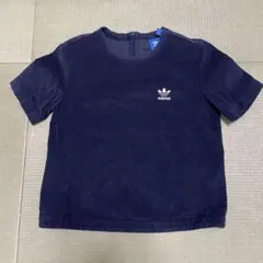 【古着屋adidas ネイビー コーデュロイ 半袖