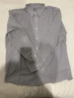 無印良品 チェック柄 ボタンダウンシャツ XL