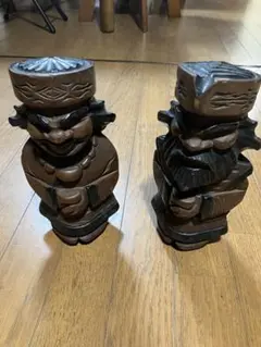 昭和レトロ　アイヌ 木彫り