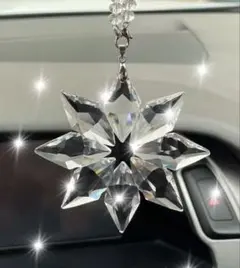 開運✴︎雪の結晶デザインサンキャッチャー