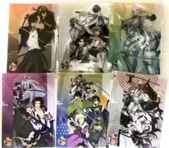 刀剣乱舞 A5 クリアファイル 6枚セット　新品