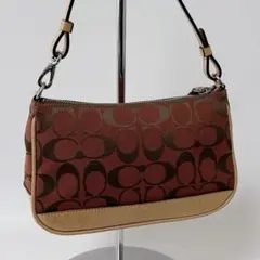 coach y2k pouch handbagアクセサリーポーチ✨赤 紫スエード - メルカリ