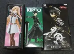 【ソードアート・オンライン】アスナ キリト フィギュア3体セット