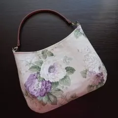 サコッシュ セシリア 綿麻 ローラアシュレイ ハンドメイド - メルカリ