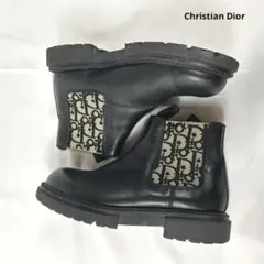 美品】DIOR オブリーク チェルシーブーツ レザー サイドゴア 現行 41