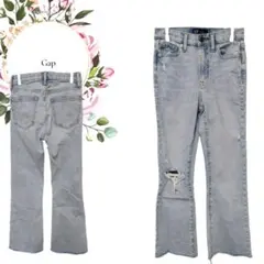 희귀 갭 GAP 70s 데님 팬츠 데미지 가공 빈티지풍♡24박 블루