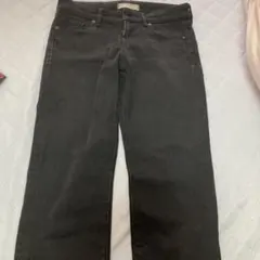 レディース　UNIQLO スキニーデニム ブラック　22 美品
