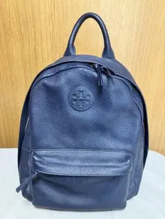トリーバーチ　Tory Burch　ネイビー　レザーリュック