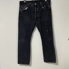 リーバイス 501 ブラックデニム W38 L32