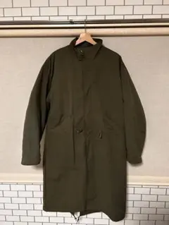 価格破壊！オリーブグリーン モッズコート キルティングライナー付き