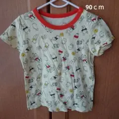 ユニクロ90㎝くまのプーさんルームウェアTシャツ