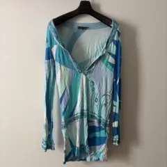 EMILIO PUCCI 長袖カットソー プッチ柄 イタリア製のサムネイル