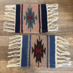 美品 エルパソEL paso ネイティブアメリカン 2枚マット　コースター