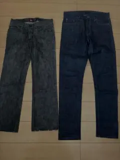 b*g様 Leeダークデニム ストレートパンツ L