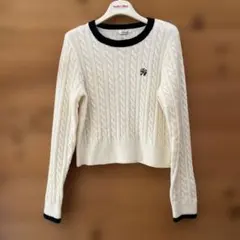 INGNI ケーブル 配色ニット 美品 イング