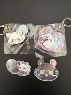 ちいかわ モモンガ キーホルダー ミラー