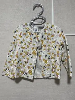 PETIT BATEAU プチバトー　花柄　カーディガン 24m/86cm