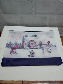 ハローキティ　 ロンドンデザインポーチ　キティちゃん　サンリオ　たまごクラブ