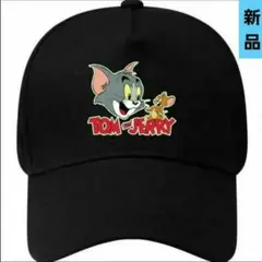 トムとジェリー キャップ　ブラック 帽子