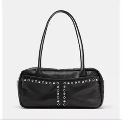 ZARA スタッズボストンバッグのサムネイル