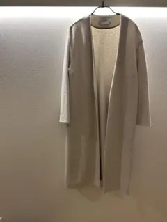 UNITED ARROWS ライトグレー　ガウンコート